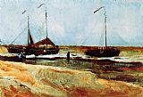 Famous Weather Paintings - Beach at Scheveningen in Calm Weather